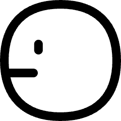 Look Left Icon from Flex Line Set