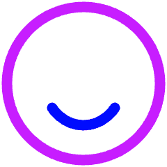 No Eyes Icon from Plump Neon Set