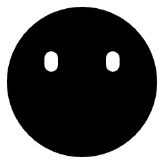 No Mouth Icon from Plump Solid Set