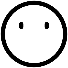 No Mouth Icon from Plump Line Set