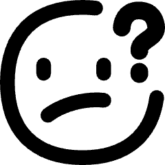 Puzzled Smiley Icon from Flex Remix Set