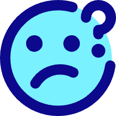Puzzled Smiley Icon from Core Pop Set
