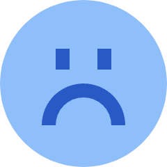 Sad Face Icon from Sharp Flat Set