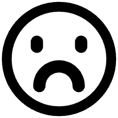 Sad Face Icon from Plump Remix Set