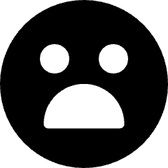Sad Face Smiley 2 Icon from Micro Solid Set