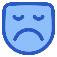 Sad Mask Icon from Plump Duo Set