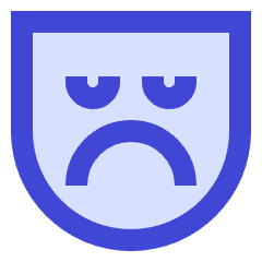 Sad Mask Icon from Sharp Duo Set