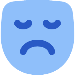 Sad Mask Icon from Flex Flat Set