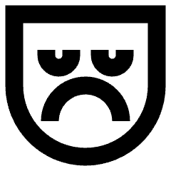 Sad Mask Icon from Sharp Remix Set