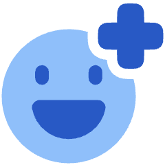 Smiley Add Reaction Icon from Plump Flat Set