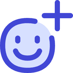 Smiley Add Reaction Icon from Flex Duo Set