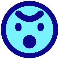 Smiley Angry Icon from Plump Pop Set