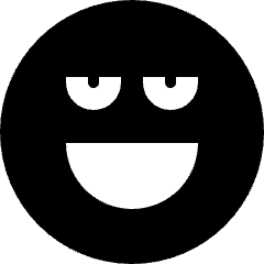 Smiley Blessed Icon from Sharp Solid Set