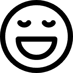 Smiley Blessed Icon from Core Line Set