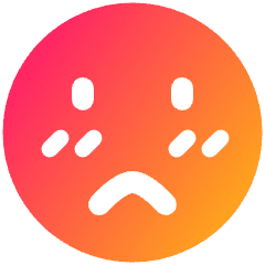Smiley Blush Icon from Plump Gradient Set