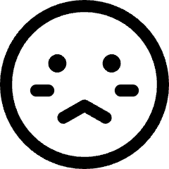 Smiley Blush Icon from Core Line Set