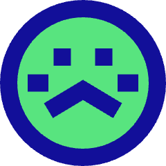 Smiley Blush Icon from Sharp Pop Set