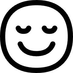 Smiley Calm Icon from Flex Line Set