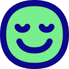 Smiley Calm Icon from Flex Pop Set