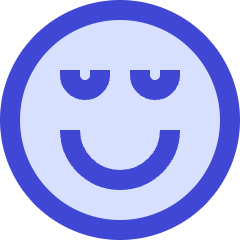 Smiley Calm Icon from Sharp Duo Set