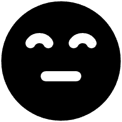 Smiley Content Icon from Plump Solid Set