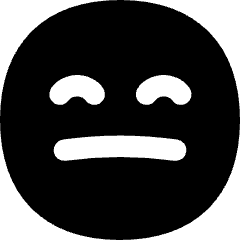 Smiley Content Icon from Flex Solid Set