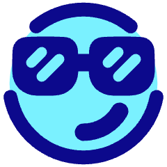 Smiley Cool Icon from Plump Pop Set