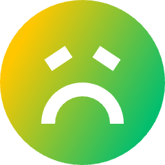 Smiley Crying 1 Icon from Sharp Gradient Set