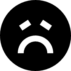 Smiley Crying 1 Icon from Sharp Solid Set