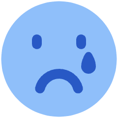 Smiley Crying 2 Icon from Plump Flat Set