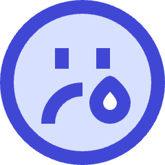 Smiley Crying 2 Icon from Sharp Duo Set