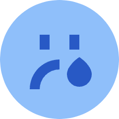 Smiley Crying 2 Icon from Sharp Flat Set