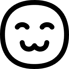 Smiley Cute Icon from Flex Line Set