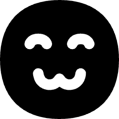 Smiley Cute Icon from Flex Solid Set