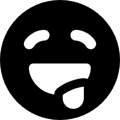 Smiley Drool Icon from Core Solid Set