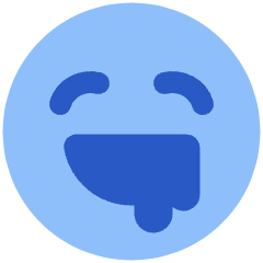 Smiley Drool Icon from Plump Flat Set