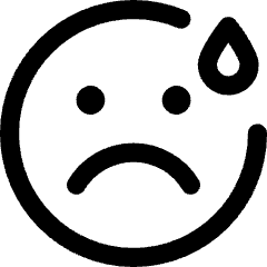 Smiley Drop Icon from Core Line Set