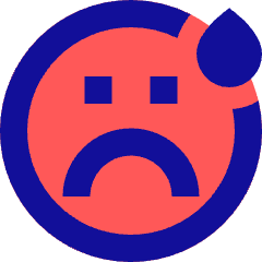 Smiley Drop Icon from Sharp Pop Set