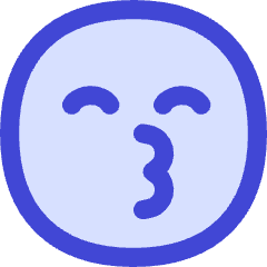 Smiley Emoji Kiss Happy Icon from Flex Duo Set