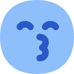 Smiley Emoji Kiss Happy Icon from Flex Flat Set