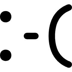 Smiley Emoticon Sad Icon from Flex Remix Set