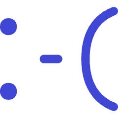Smiley Emoticon Sad Icon from Flex Duo Set