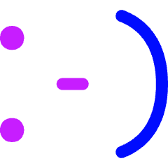 Smiley Emoticon Smile Icon from Flex Neon Set