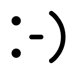 Smiley Emoticon Smile Icon from Plump Line Set