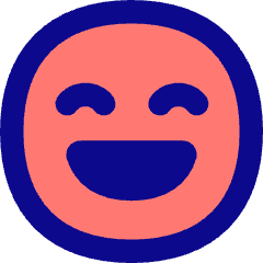 Smiley Excited Icon from Flex Pop Set
