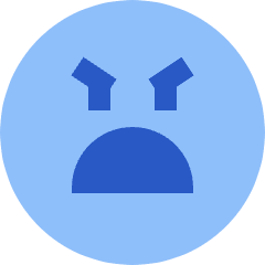 Smiley Extremely Dissatisfied Icon from Sharp Flat Set