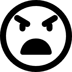 Smiley Extremely Dissatisfied Icon from Plump Remix Set