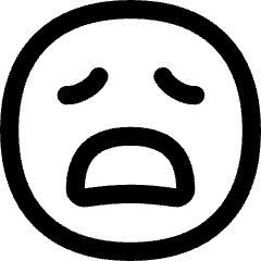 Smiley Frustrated Icon from Flex Line Set