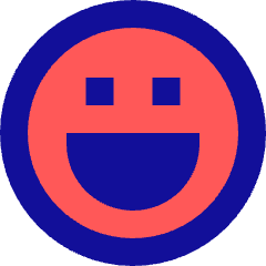 Smiley Happy Icon from Sharp Pop Set