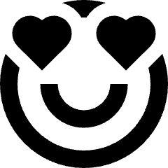 Smiley In Love Icon from Sharp Remix Set